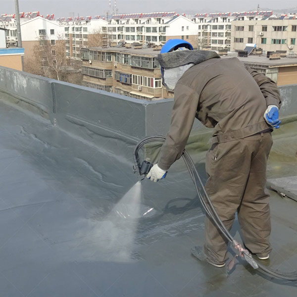 屋頂防水涂料噴涂施工案例